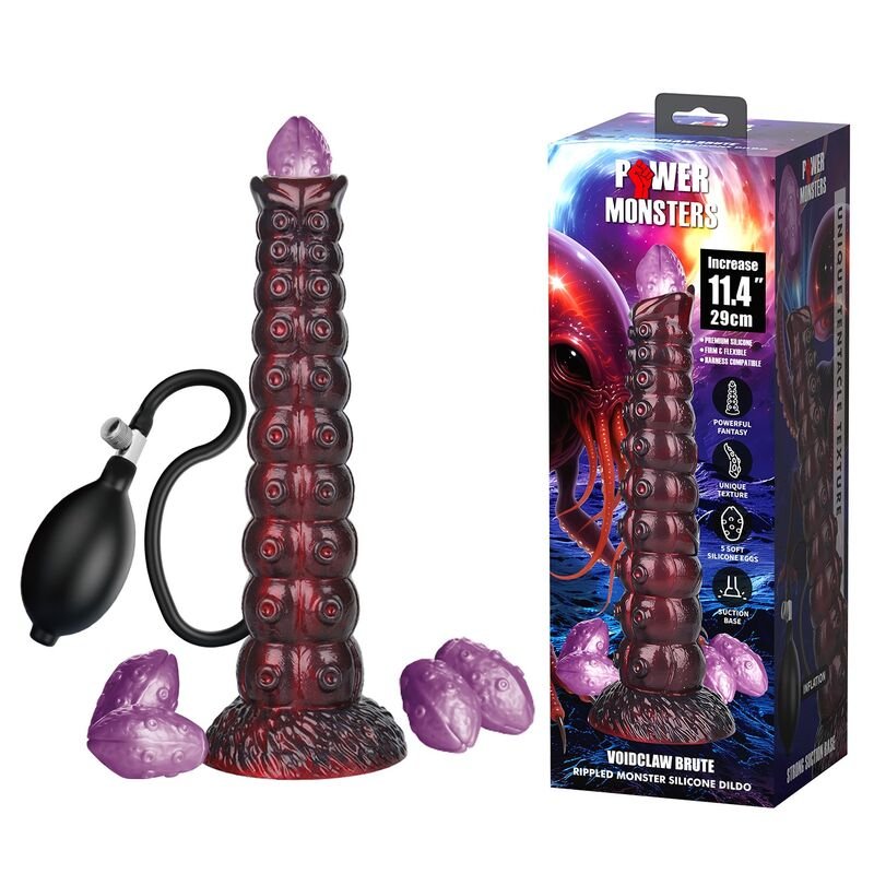 POWER MONSTERS Voidclaw Brute pripučiamas dildo - Image 8