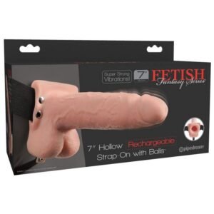 FETISH FANTASY SERIES vibruojantis strap-on 17,8 cm