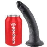 KING COCK juodas dildo 17,8 cm