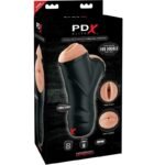 PDX ELITE Dvigubas vibruojantis masturbatorius