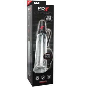 PDX ELITE Suck N Pump vibruojantis masturbatorius