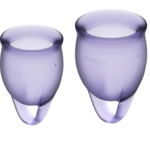 SATISFYER Feel Confident menstruacinių taurelių rinkinys