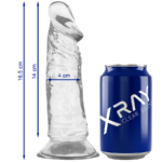 X RAY Clear skaidrus dildo 16,5 cm