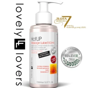 Lovely Lovers HotUP masažo gelis, šildantis, 150 ml