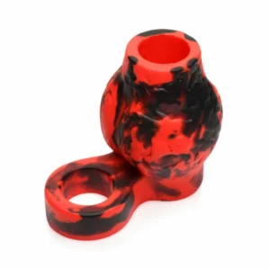 XR Brands Hell Hound Silicone Ball Ring & Stretcher, 88.9 mm