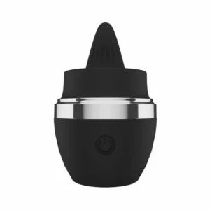 Teazers Mini Tongue Black – kompaktiškas vibruojantis prieta