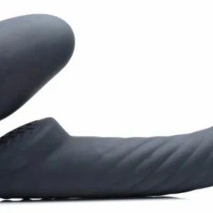 XR Brands Swirl Black – belaidė intymi sistema su pripučiamu k