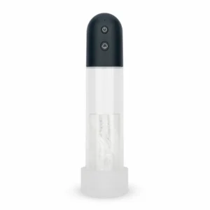 Boners automatinė penio pompa, skaidri ir juoda, XL
