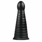 Buttr Devil Dog analinis kaištis, silikoninis, juodas, XXL