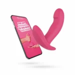 EasyConnect Ivy dėvimas vibratorius, violetinis