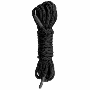 Easytoys Rope 10m Black — Soft Nylon Bondage Cord