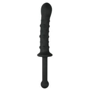 Easytoys The Handler dvigubas dildo, juodas, 27 cm