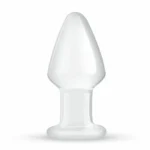 Gildo Glas analinis kaištis, borosilikatinio stiklo, 4,6 cm