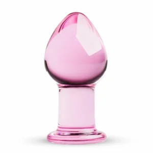Gildo Pink vid. stiklinis analinis kaištis, 4.3 cm