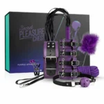 Secret Pleasure Chest Purple Apprentice BDSM rinkinys, violetinis