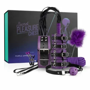 Secret Pleasure Chest Purple Apprentice – Bondage rinkinys