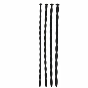 Sinner Gear Silikoninis dilatorių rinkinys, 5 vnt., juodas