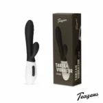 Teazers Rabbit Series kiškio tipo vibratorius, silikoninis, juodas