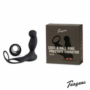 Teazers Prostate Vibrating System with Dual Rings & Remote
