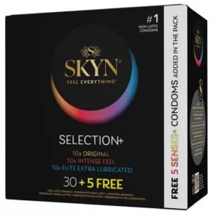 SKYN Selection+ 35 vnt be latekso prezervatyvai 53 mm