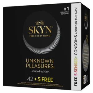 SKYN Unknown Pleasures – 47 be latekso prezervatyvų, 53 m