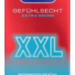 Durex Gefuhlsecht Extra Gross XXL anatominis prezervatyvas, 60 mm, 10 vnt.