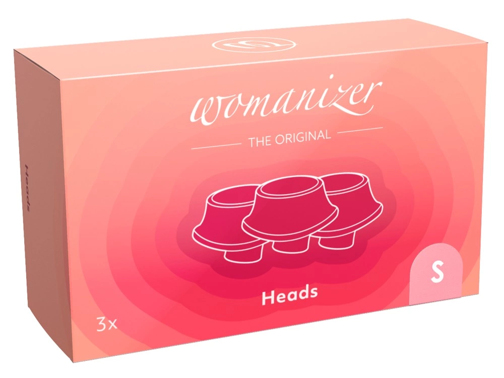 Womanizer Heads S — keičiamieji antgaliai, 3 vnt.