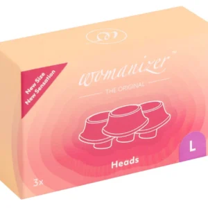 Womanizer pakeičiami antgaliai L Purple, 3 vnt., 23 mm