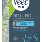 Veet Men TOTAL PRO depiliacijos rinkinys, 100 ml ir 50 ml
