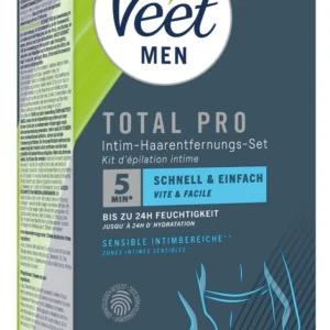 Veet Men TOTAL PRO intymus plaukų šalinimo rinkinys, 2 vn