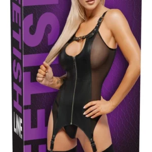 ZADO odinė suknelė su dirželiais, XL
