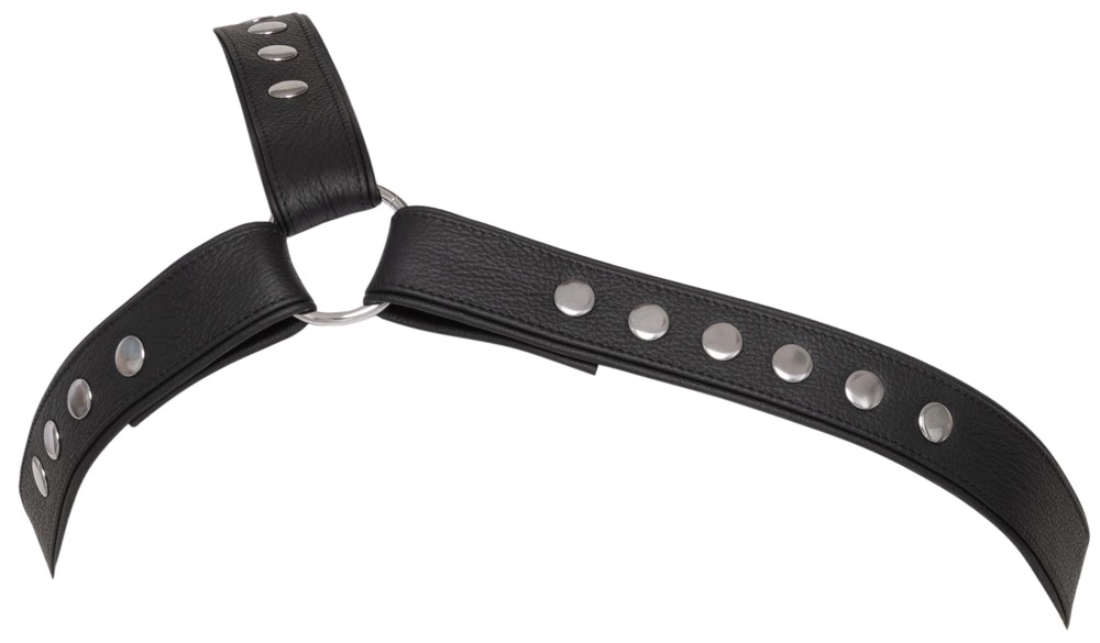 ZADO vyriškas odinis harness XL–2XL (juodas) - Image 6