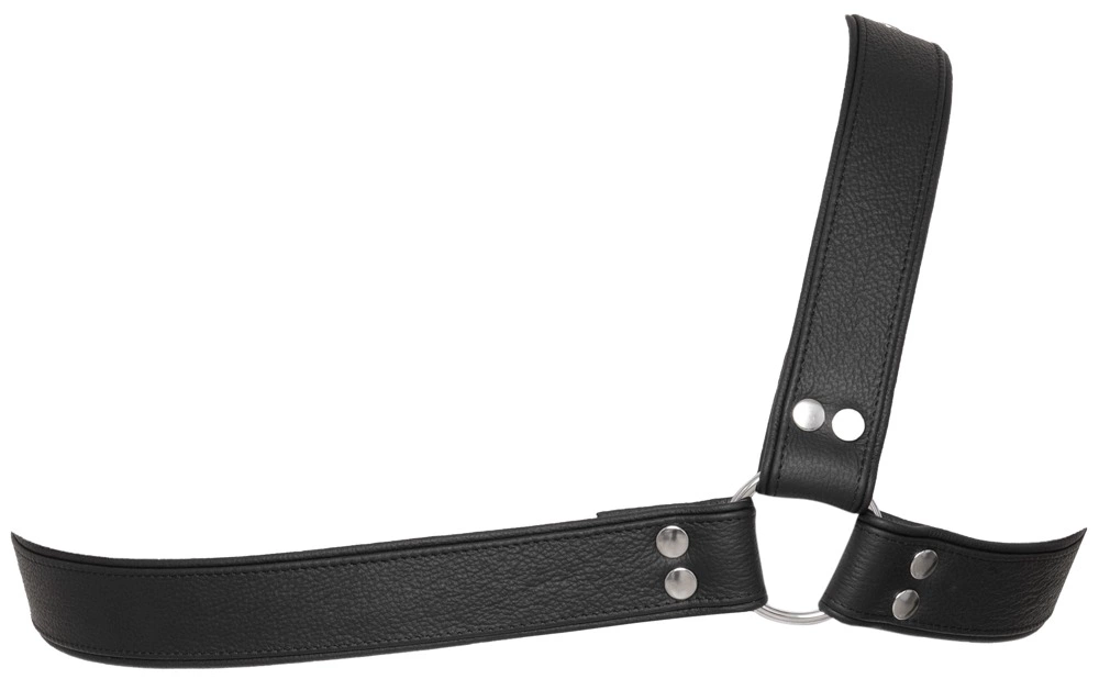 ZADO vyriškas odinis harness XL–2XL (juodas) - Image 7