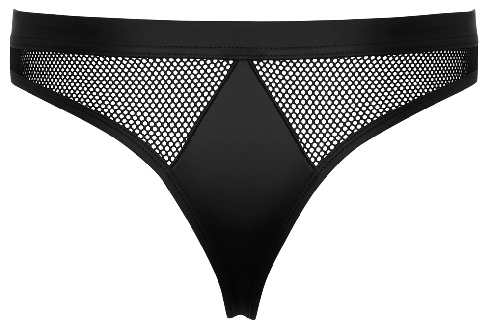 Svenjoyment Men's Thong L — Black Matte Net - Image 8