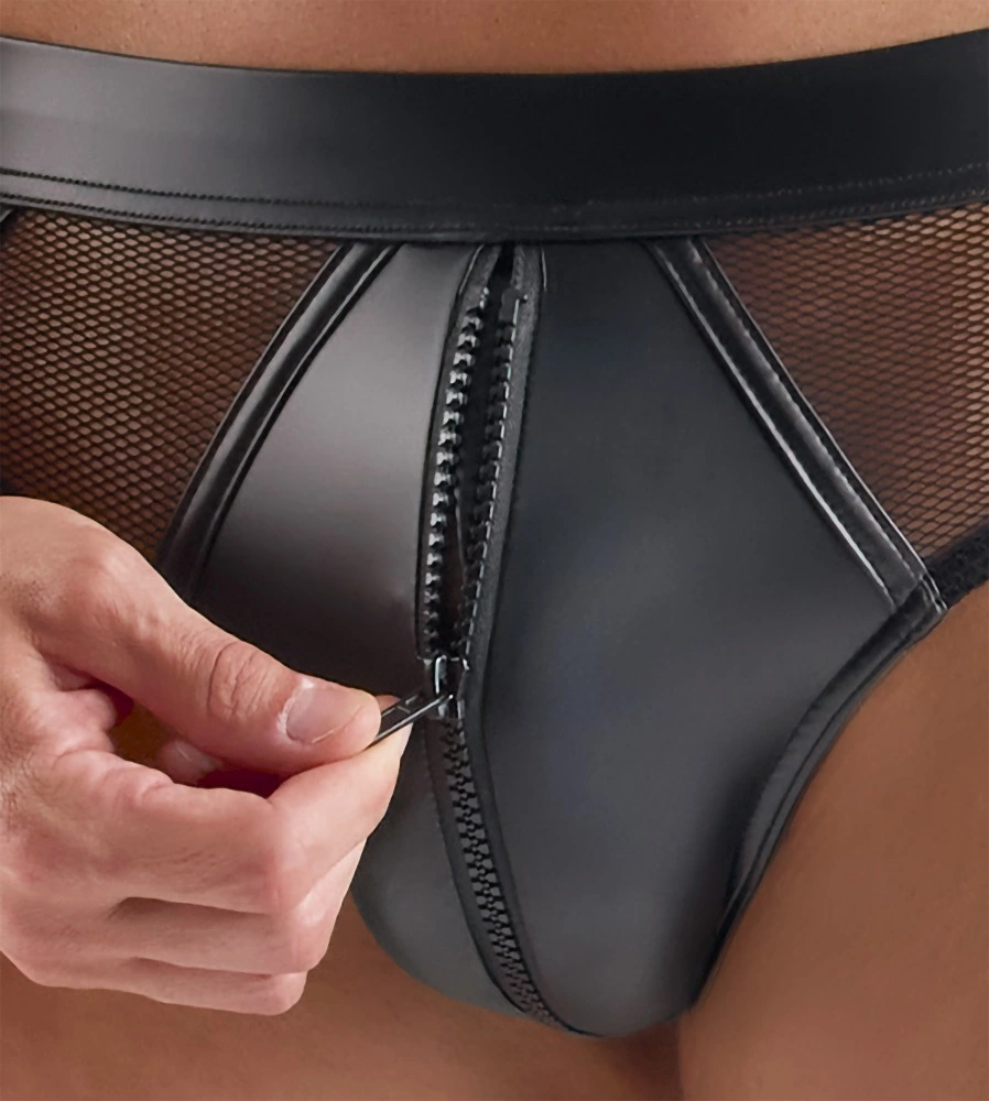 Svenjoyment Briefs L Black Wetlook - Image 6