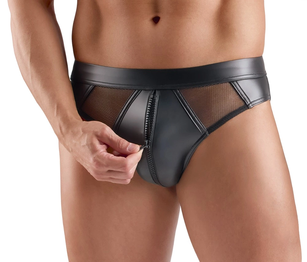 Svenjoyment Briefs L Black Wetlook - Image 3