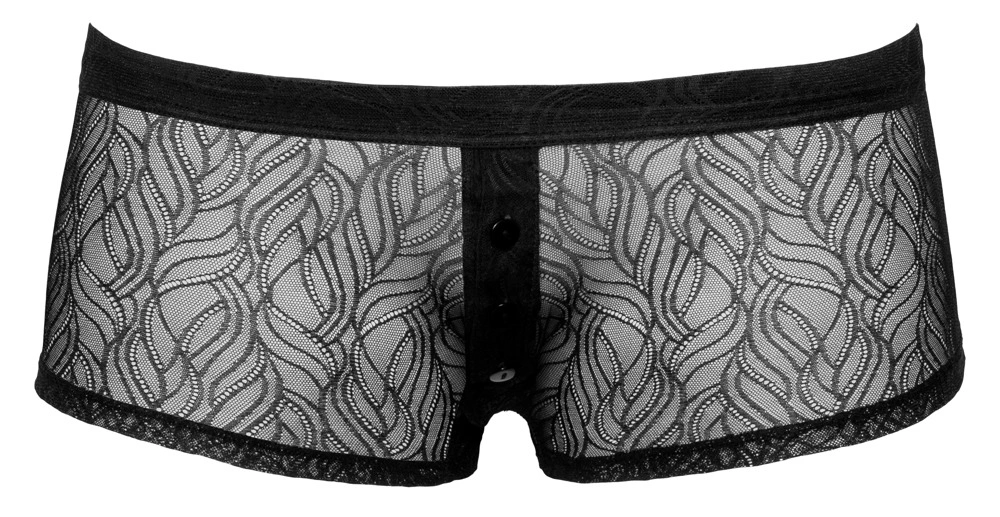 Svenjoyment Vyriškos XL tamprios nėriniuotos kelnės, juodos - Image 6