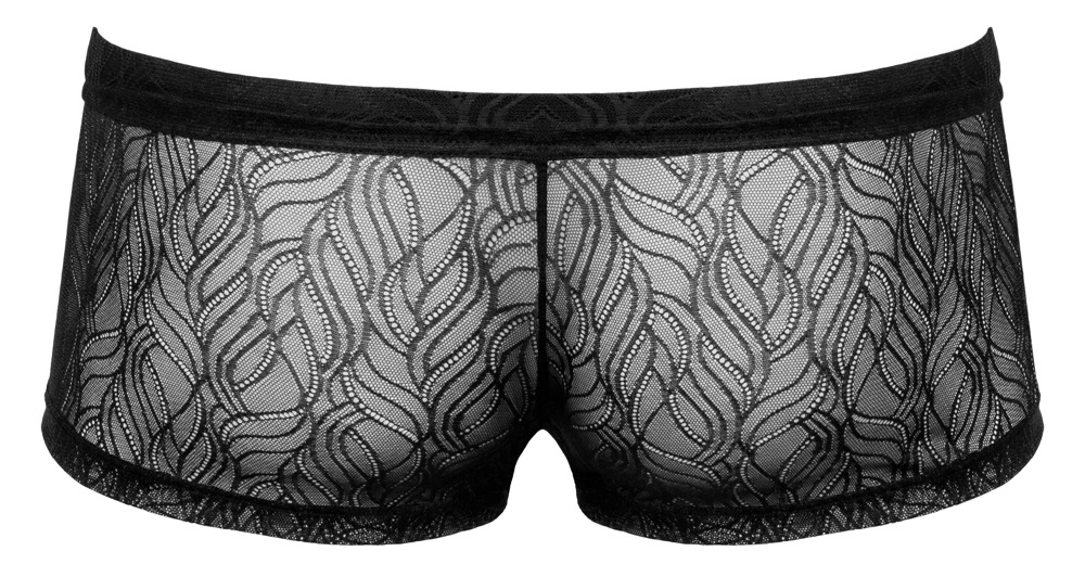 Svenjoyment Vyriškos XL tamprios nėriniuotos kelnės, juodos - Image 7