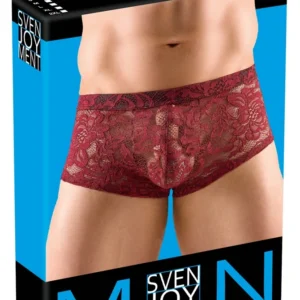 Svenjoyment Men's Lace Pants XL, tamsiai raudona