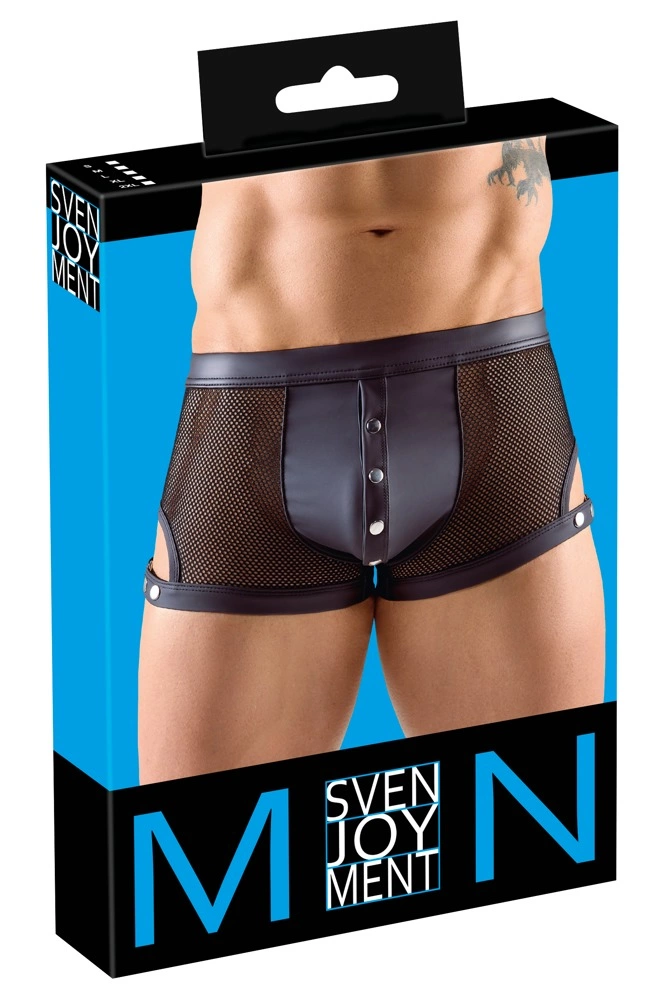 Svenjoyment Net Pants XL Black, Matte Look