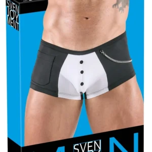 Svenjoyment vyriškos kelnės Waiter Style XL, juoda/balta
