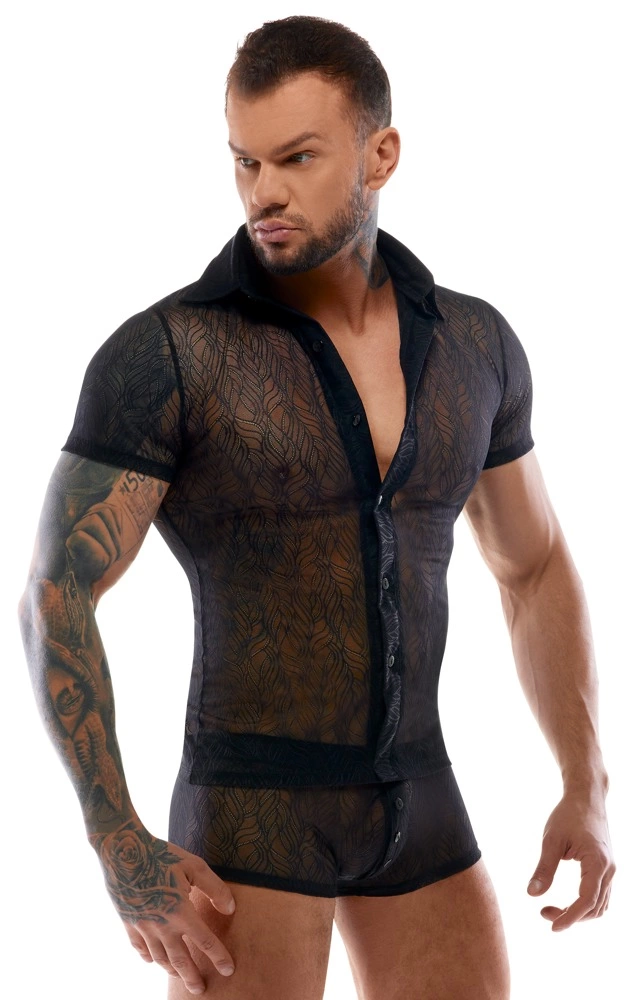 Svenjoyment Lace Shirt L Black - Image 3