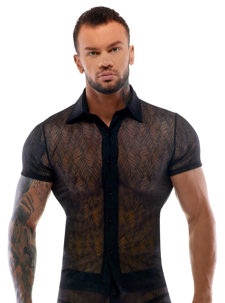 Svenjoyment Lace Shirt L Black - Image 2