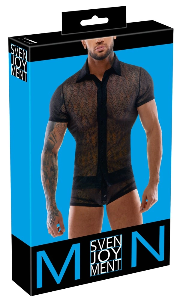 Svenjoyment Lace Shirt L Black