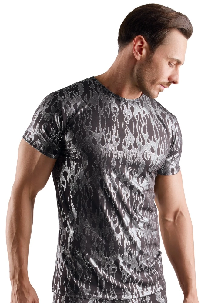 Svenjoyment M.Shirt 3XL — juoda su sidabriniu raštu - Image 2