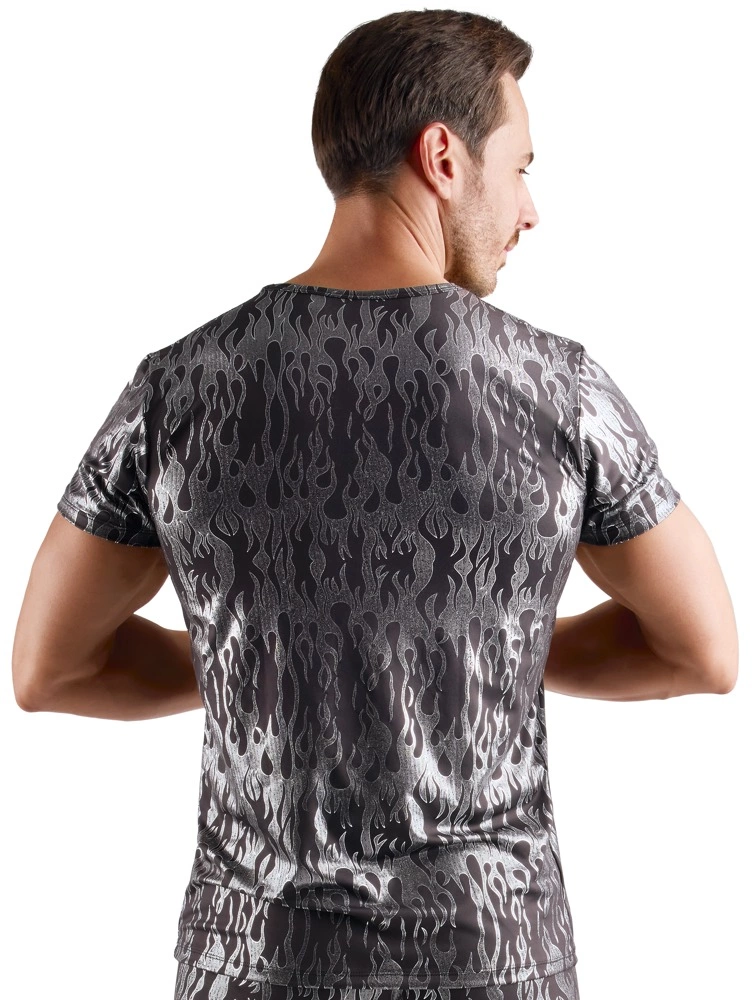 Svenjoyment M.Shirt 3XL — juoda su sidabriniu raštu - Image 4