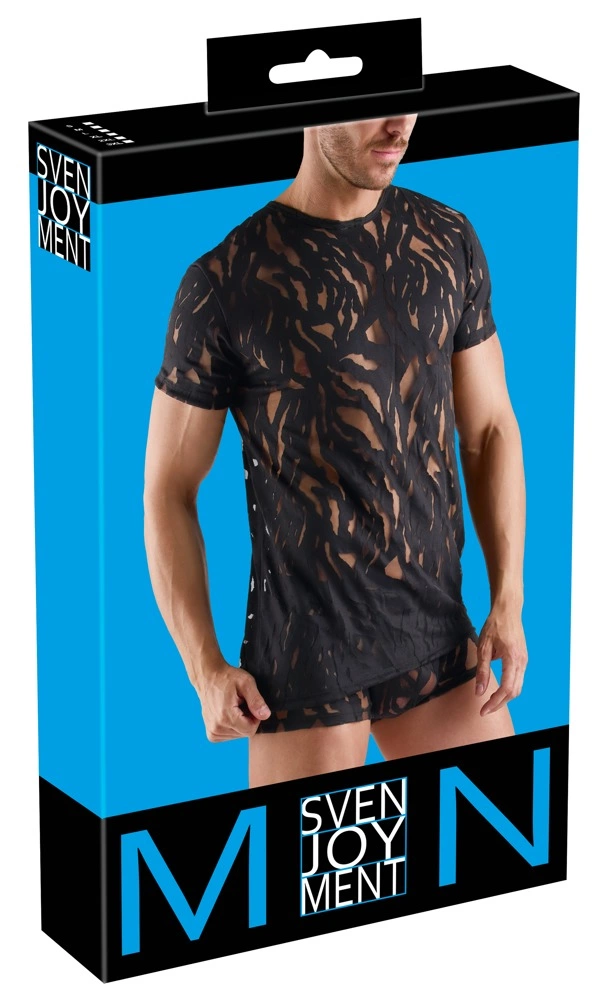 Svenjoyment Shirt S Black Burnout Effect