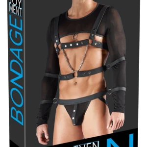 Svenjoyment Men's Bondage Set 2XL – juodas Powernet