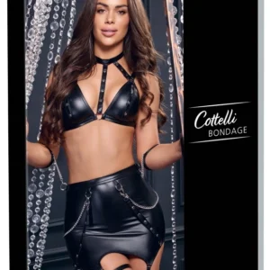 Cottelli Bondage Top & Skirt Set M