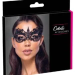 Cottelli Accessoires siuvinėta kaukė, juoda
